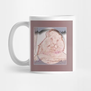 pink lion Mug